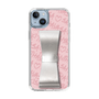 スリムプロテクションケース - STAND & RING RIBBON Silver［ Samantha Thavasa - スクリッタ - ピンク ］