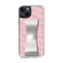 スリムプロテクションケース - STAND & RING RIBBON Silver［ Samantha Thavasa - スクリッタ - ピンク ］