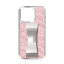 スリムプロテクションケース - STAND & RING RIBBON Silver［ Samantha Thavasa - スクリッタ - ピンク ］