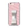 スリムプロテクションケース - STAND & RING RIBBON Silver［ Samantha Thavasa - スクリッタ - ピンク ］