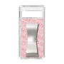 スリムプロテクションケース - STAND & RING RIBBON Silver［ Samantha Thavasa - スクリッタ - ピンク ］