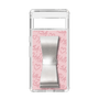 スリムプロテクションケース - STAND & RING RIBBON Silver［ Samantha Thavasa - スクリッタ - ピンク ］
