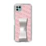 スリムプロテクションケース - STAND & RING RIBBON Silver［ Samantha Thavasa - スクリッタ - ピンク ］