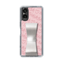 スリムプロテクションケース - STAND & RING RIBBON Silver［ Samantha Thavasa - スクリッタ - ピンク ］