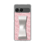 スリムプロテクションケース - STAND & RING RIBBON Silver［ Samantha Thavasa - スクリッタ - ピンク ］