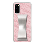 スリムプロテクションケース - STAND & RING RIBBON Silver［ Samantha Thavasa - スクリッタ - ピンク ］