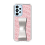 スリムプロテクションケース - STAND & RING RIBBON Silver［ Samantha Thavasa - スクリッタ - ピンク ］
