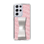 スリムプロテクションケース - STAND & RING RIBBON Silver［ Samantha Thavasa - スクリッタ - ピンク ］