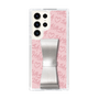 スリムプロテクションケース - STAND & RING RIBBON Silver［ Samantha Thavasa - スクリッタ - ピンク ］