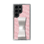 スリムプロテクションケース - STAND & RING RIBBON Silver［ Samantha Thavasa - スクリッタ - ピンク ］