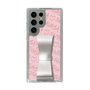 スリムプロテクションケース - STAND & RING RIBBON Silver［ Samantha Thavasa - スクリッタ - ピンク ］