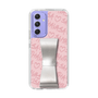 スリムプロテクションケース - STAND & RING RIBBON Silver［ Samantha Thavasa - スクリッタ - ピンク ］