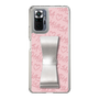 スリムプロテクションケース - STAND & RING RIBBON Silver［ Samantha Thavasa - スクリッタ - ピンク ］