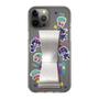スリムプロテクションケース - STAND & RING RIBBON Silver［ キャンディーカリエス - ステッカー ］