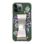 スリムプロテクションケース - STAND & RING RIBBON Silver［ キャンディーカリエス - ステッカー ］