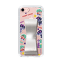 スリムプロテクションケース - STAND & RING RIBBON Silver［ キャンディーカリエス - ステッカー ］