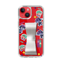 スリムプロテクションケース - STAND & RING RIBBON Silver［ キャンディーカリエス - ステッカー ］