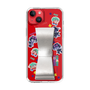 スリムプロテクションケース - STAND & RING RIBBON Silver［ キャンディーカリエス - ステッカー ］