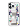 スリムプロテクションケース - STAND & RING RIBBON Silver［ キャンディーカリエス - ステッカー ］
