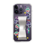 スリムプロテクションケース - STAND & RING RIBBON Silver［ キャンディーカリエス - ステッカー ］