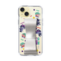 スリムプロテクションケース - STAND & RING RIBBON Silver［ キャンディーカリエス - ステッカー ］