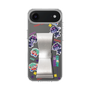スリムプロテクションケース - STAND & RING RIBBON Silver［ キャンディーカリエス - ステッカー ］