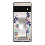 スリムプロテクションケース - STAND & RING RIBBON Silver［ キャンディーカリエス - ステッカー ］