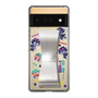 スリムプロテクションケース - STAND & RING RIBBON Silver［ キャンディーカリエス - ステッカー ］