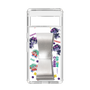 スリムプロテクションケース - STAND & RING RIBBON Silver［ キャンディーカリエス - ステッカー ］