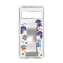 スリムプロテクションケース - STAND & RING RIBBON Silver［ キャンディーカリエス - ステッカー ］