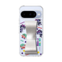 スリムプロテクションケース - STAND & RING RIBBON Silver［ キャンディーカリエス - ステッカー ］