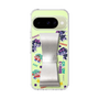 スリムプロテクションケース - STAND & RING RIBBON Silver［ キャンディーカリエス - ステッカー ］