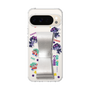 スリムプロテクションケース - STAND & RING RIBBON Silver［ キャンディーカリエス - ステッカー ］