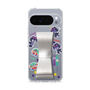 スリムプロテクションケース - STAND & RING RIBBON Silver［ キャンディーカリエス - ステッカー ］