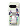 スリムプロテクションケース - STAND & RING RIBBON Silver［ キャンディーカリエス - ステッカー ］