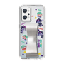 スリムプロテクションケース - STAND & RING RIBBON Silver［ キャンディーカリエス - ステッカー ］