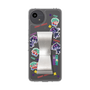 スリムプロテクションケース - STAND & RING RIBBON Silver［ キャンディーカリエス - ステッカー ］
