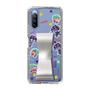 スリムプロテクションケース - STAND & RING RIBBON Silver［ キャンディーカリエス - ステッカー ］