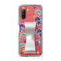 スリムプロテクションケース - STAND & RING RIBBON Silver［ キャンディーカリエス - ステッカー ］