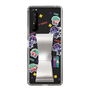 スリムプロテクションケース - STAND & RING RIBBON Silver［ キャンディーカリエス - ステッカー ］