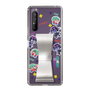 スリムプロテクションケース - STAND & RING RIBBON Silver［ キャンディーカリエス - ステッカー ］