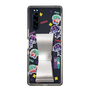 スリムプロテクションケース - STAND & RING RIBBON Silver［ キャンディーカリエス - ステッカー ］