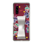 スリムプロテクションケース - STAND & RING RIBBON Silver［ キャンディーカリエス - ステッカー ］