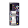 スリムプロテクションケース - STAND & RING RIBBON Silver［ キャンディーカリエス - ステッカー ］