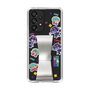スリムプロテクションケース - STAND & RING RIBBON Silver［ キャンディーカリエス - ステッカー ］