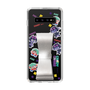 スリムプロテクションケース - STAND & RING RIBBON Silver［ キャンディーカリエス - ステッカー ］
