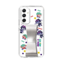 スリムプロテクションケース - STAND & RING RIBBON Silver［ キャンディーカリエス - ステッカー ］