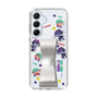 スリムプロテクションケース - STAND & RING RIBBON Silver［ キャンディーカリエス - ステッカー ］