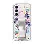 スリムプロテクションケース - STAND & RING RIBBON Silver［ キャンディーカリエス - ステッカー ］