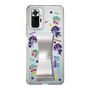 スリムプロテクションケース - STAND & RING RIBBON Silver［ キャンディーカリエス - ステッカー ］